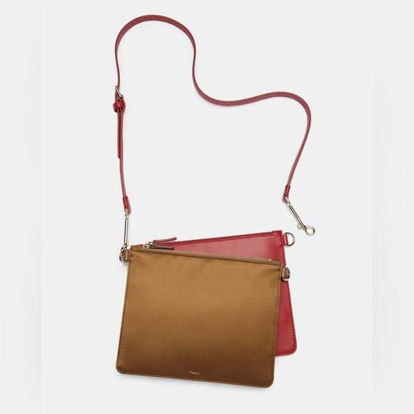 Rare! New Theory Transformer Pouch Clutch in Brown \